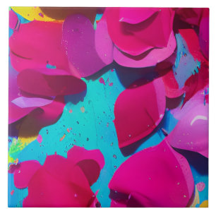 Rosenblättrige Rosenblätter Fliese