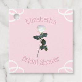 Rosenblättriges Brautparty Geschenkanhänger