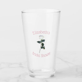 Rosenblättriges Brautparty Glas