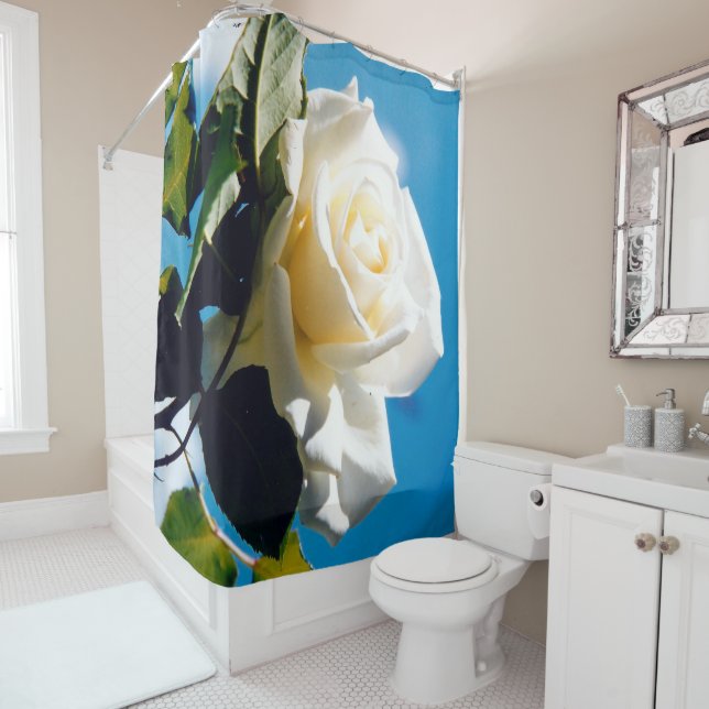 Rosenblümchen Duschvorhang (Beispiel)