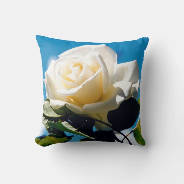 Rosenblümchen Kissen (Vorderseite)