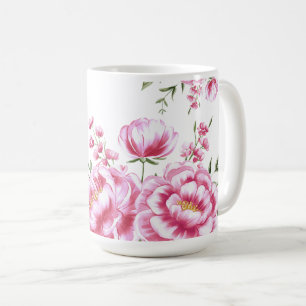 Rosenblumen modernes Design Kaffeetasse
