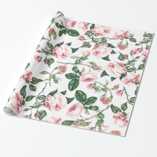 Rosenblumen-Verpackungspapier Geschenkpapier
