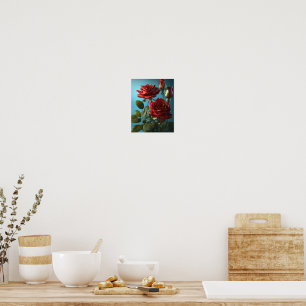 Rosenblüte Poster