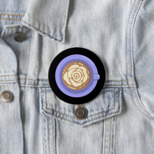 Rosenblüten-Latte Button