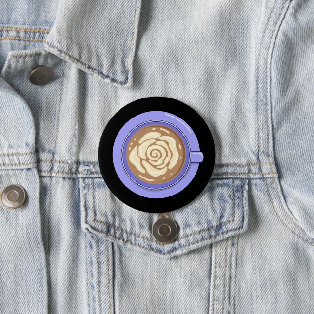 Rosenblüten-Latte  Button (Beispiel)