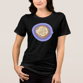 Rosenblüten-Latte Tri-Blend Shirt