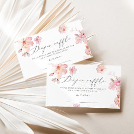 Rosenblütenblütenblatt Tombola Begleitkarte