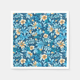 Rosenblütenblütenblume Serviette