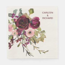 Rosenblütenhochzeit Serviette