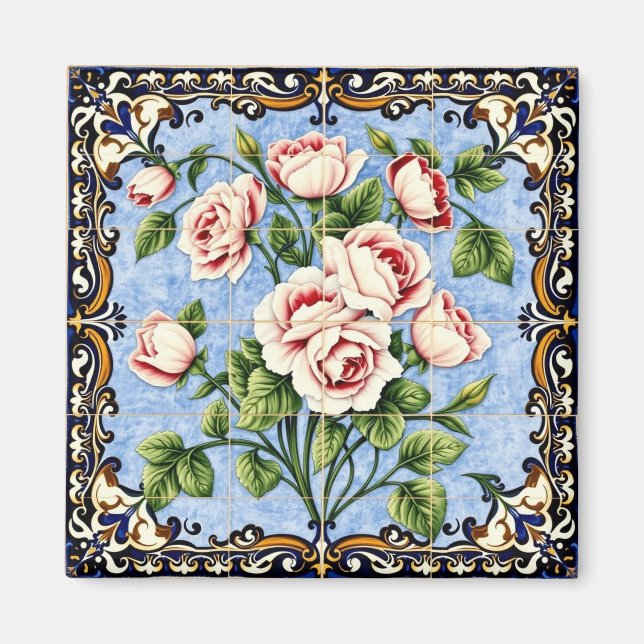 Rosenbouquet-Magnet Magnet (Vorne)