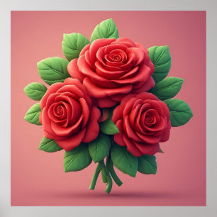 Rosenbouquet Poster