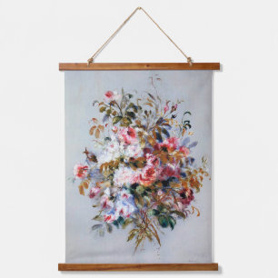 Rosenbouquet, Renoir Wandteppich Mit Holzrahmen