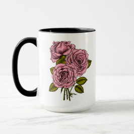 Rosenbukett Tasse