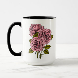 Rosenbukett Tasse