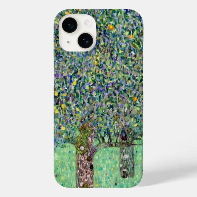Rosenbüsche unter den Bäumen, Gustav Klimt Case-Mate iPhone Hülle (Rückseite)