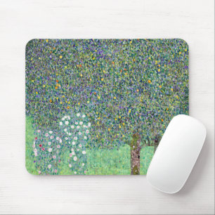 Rosenbüsche unter den Bäumen, Gustav Klimt Mousepad