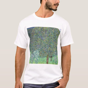 Rosenbüsche unter den Bäumen, Gustav Klimt T-Shirt