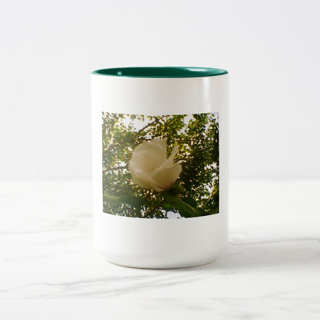 Rosendesign Zweifarbige Tasse (Mittel)