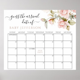 Rosendusche Ratschlag Fälligkeitsdatum Poster