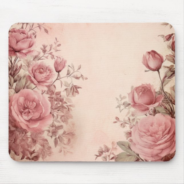 Roseneleganz Mousepad (Vorne)