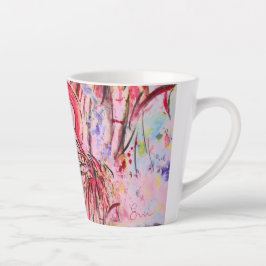Rosenfedern Milchtasse