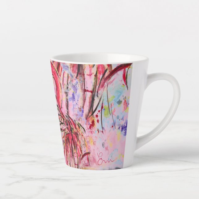 Rosenfedern Milchtasse (Rechts)