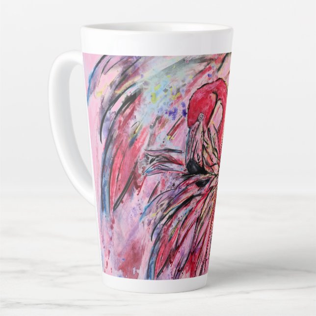 Rosenfedern Milchtasse (Linke Ecke)