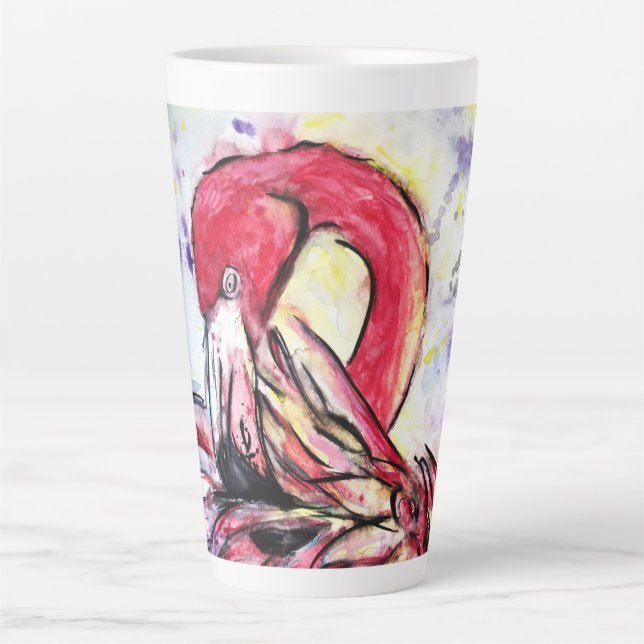 Rosenfedern Milchtasse (Vorderseite)