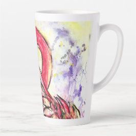 Rosenfedern Milchtasse