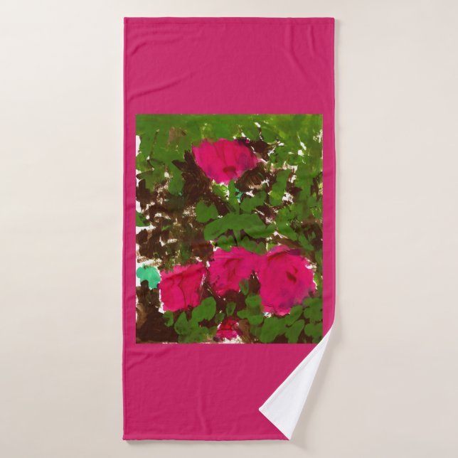 Rosengarten Badehandtuch (Badehandtuch)