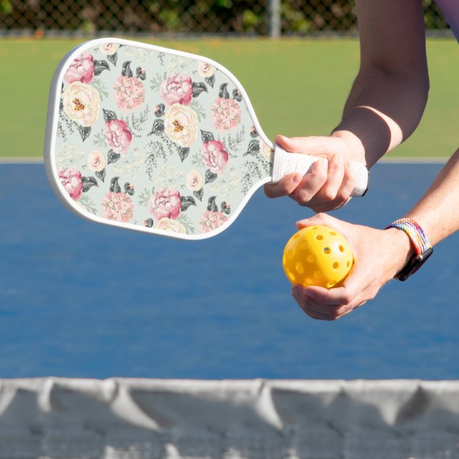 Rosengarten-Blume Pickleball Schläger (InSitu)