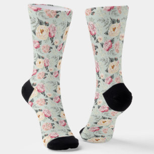 Rosengarten-Blume Socken