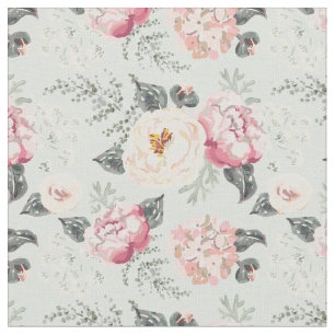 Rosengarten-Blume Stoff