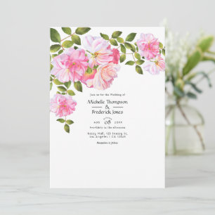 Rosengarten Hochzeit Einladung