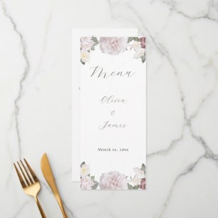 Rosengarten Hochzeit Menükarte
