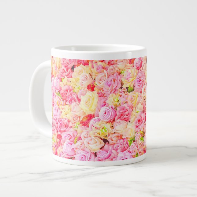 Rosengarten Jumbo-Tasse (Vorderseite Links)