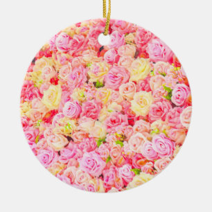 Rosengarten Keramik Ornament