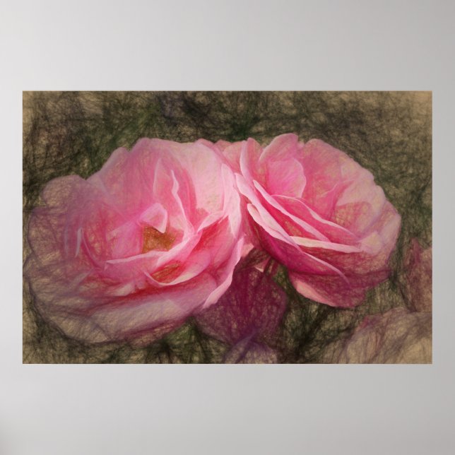 Rosengarten Poster (Vorne)