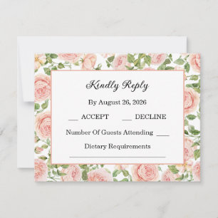 Rosengarten RSVP Karte