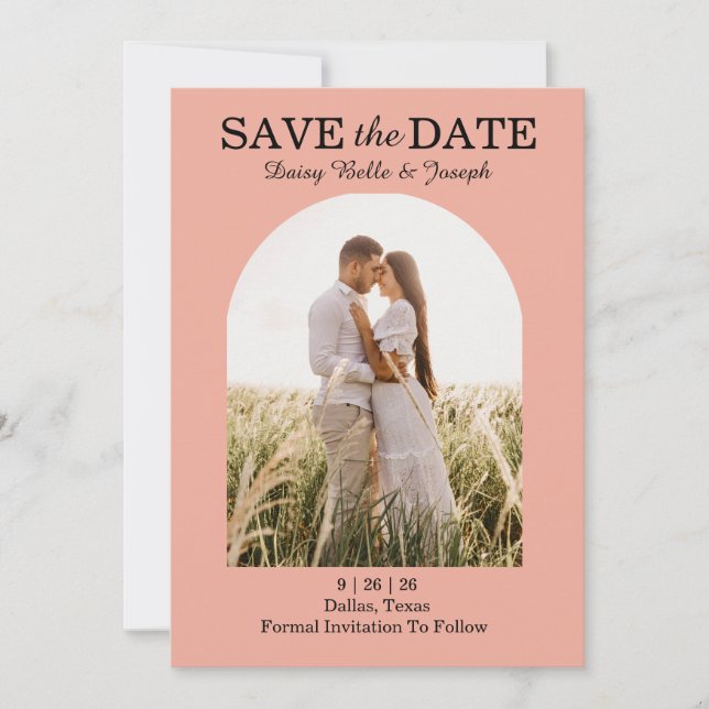 Rosengarten Save The Date (Vorderseite)