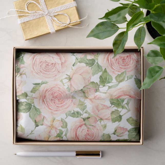 Rosengarten Seidenpapier (Geschenk)