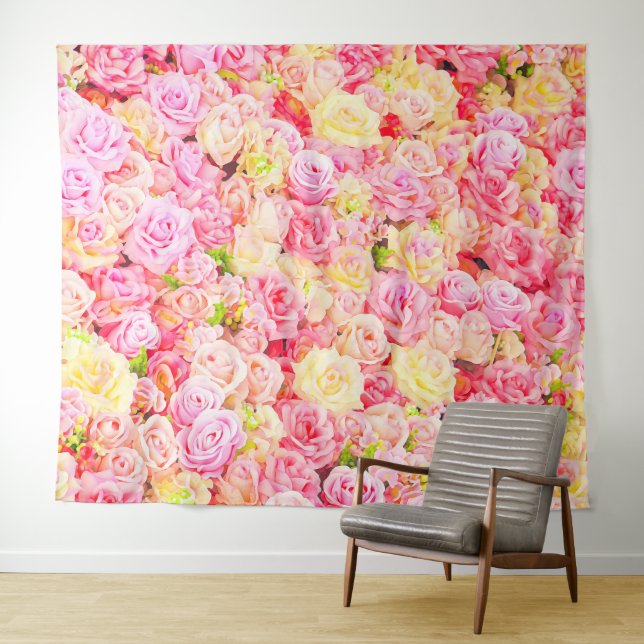Rosengarten Wandteppich (Beispiel (Horizontal))