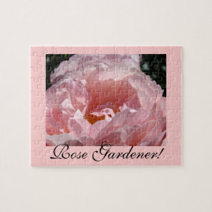Rosengärtner! Puzzle Rosa Rose-Blume Feiertage