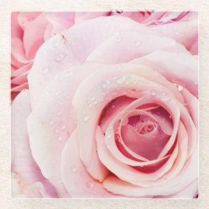 Rosenglas-Untersetzer Glasuntersetzer