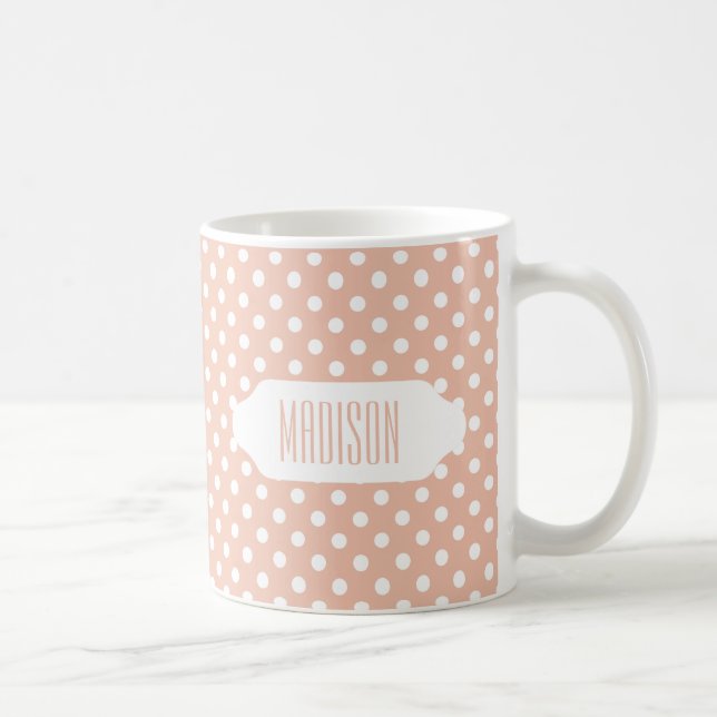 Rosengold/erröten rosa u. weiße tasse (Rechts)