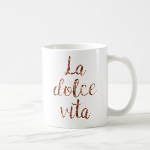 Rosengoldla Dolce Vita Tasse