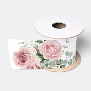 Rosengrün Satinband