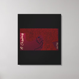 Rosenhaar-Schönheit Leinwanddruck