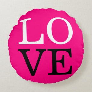 Rosenhintergrund Liebe Hochzeit Rundes Kissen